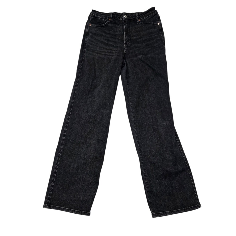 Judy Blue JB88677 Straight Fit Jeans Womens 15/32 Black Cotton Blend Stretch
